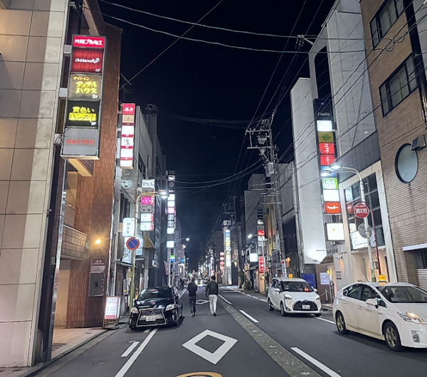 福井の繁華街片町